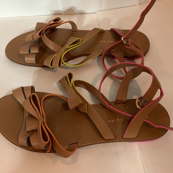 SOPHIA WEBSTER - SAMARA FLAT BOW-DETAIL SANDAL - Picture 3 of 5